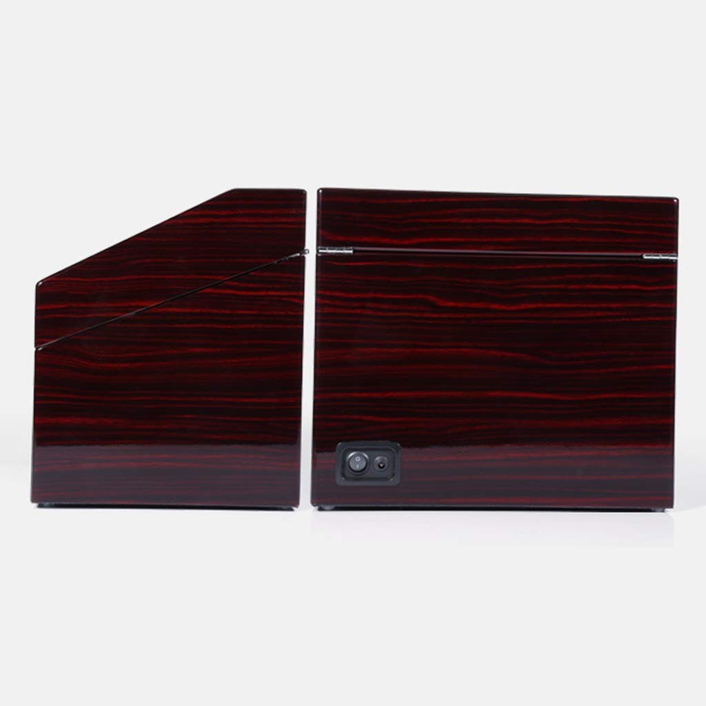 Uhrenbeweger Uhrenbeweger-Boxen Automatische Holz-Uhrenbeweger-Displaybox und extrem leiser Motor, für Automatikuhren 4 + 9 Aufbewahrungsboxen Spin Box Watch Box Needed