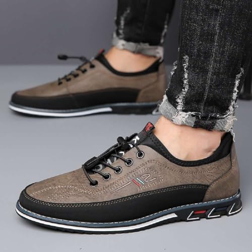 Image of Men's Oxford Business Casual Shoes Office Loafers Dress Comfort Driving Shoes