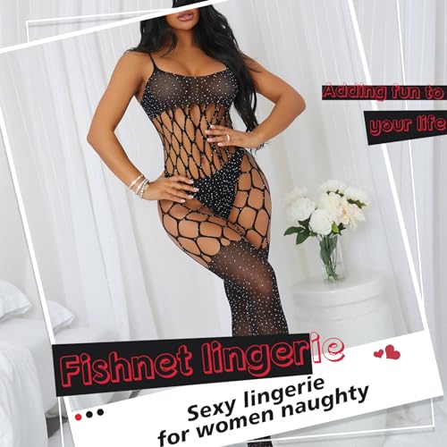 Sexy Lingerie for Women Naughty Fishnet Bodysuit Lingerie Set Outfits Erotic Mesh Sheer Teddy2