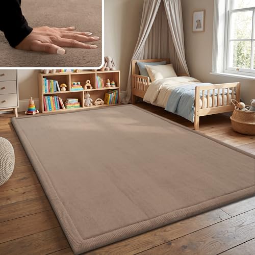 Paco Home Teppich Kinderzimmer Kinderteppich Baby Spielteppich Krabbeldecke Krabbelmatte Weich rutschfest Jungen Mädchen Deko… – Ansicht 1