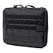 Azarxis Pochette Molle Tactique Sac de Taille Militaire Pochette EDC Sacoche Ceinture Sac de Rangement pour Randonnée Voyage Jeu de Guerre CS (02 Noir)