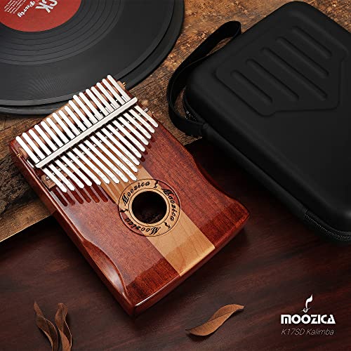 image for Moozica 17 Keys Kalimba Marimba, Professional Thumb Piano Sanza Mbira 
