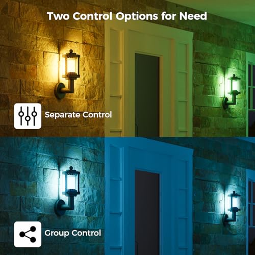 Luces de pared exterior XMCOSY+ con 50% de descuento, ahora $29.99