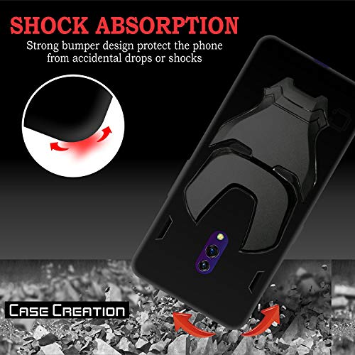 Image of COVERLY Official 3D Touch Feel Trending Avengers Logo Mask Soft Rugged Grip Silicone Iron Man Super Power Cartoon Movie Engraved Silicone Matte Back Cover for Oppo K3 -HD Black Avenger