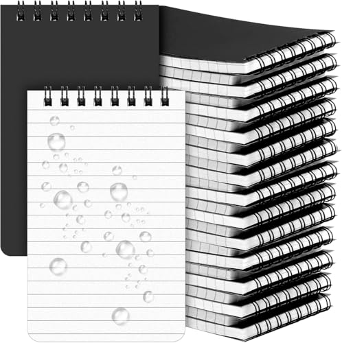 Cuadernos impermeables de bolsillo para todo clima block de notas de papel de piedra 24 uds