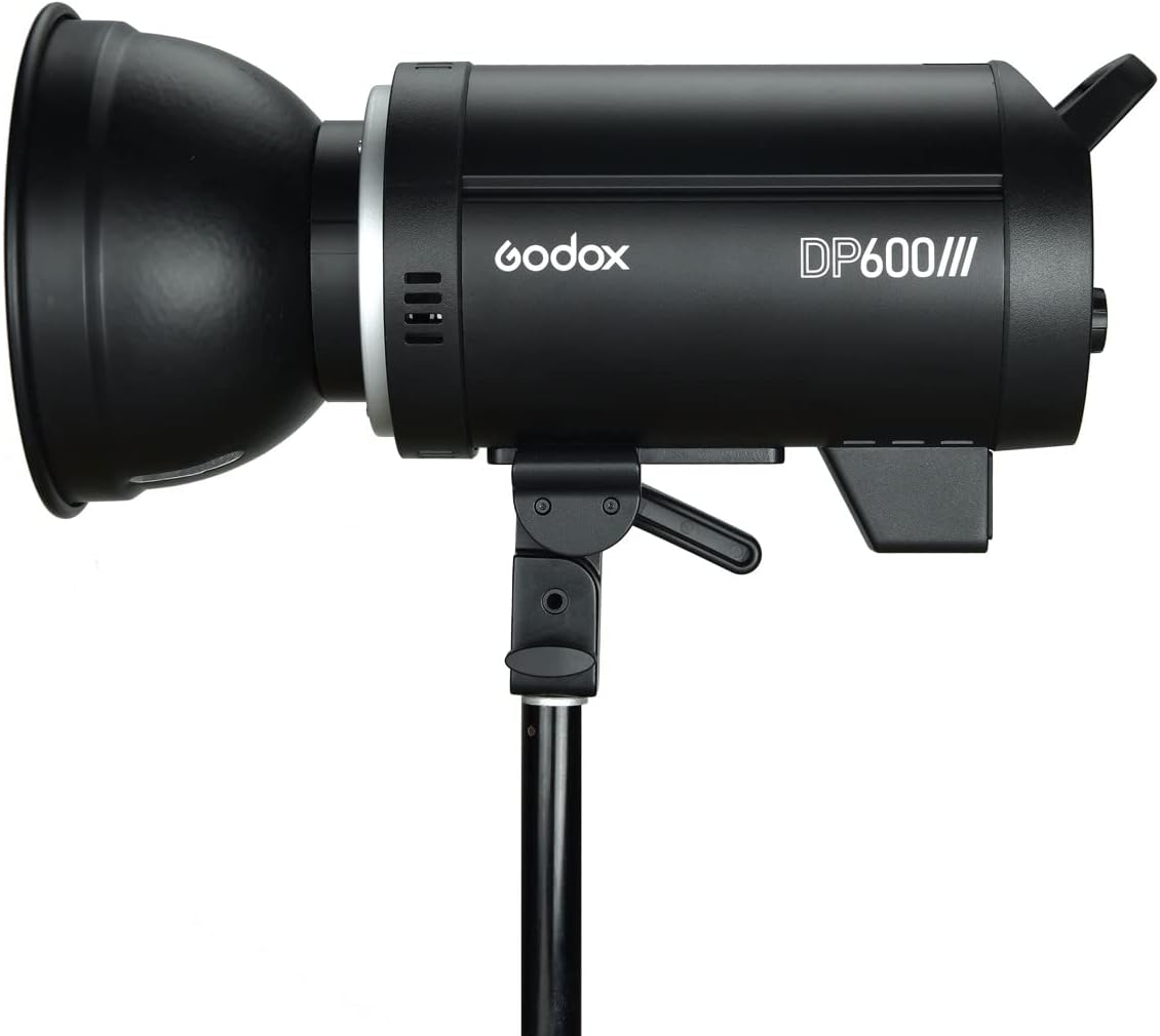 Godox DP600III 600W Studio Strobe Flash Light Monolight GN80 Pro Photography Lighting 5600K Bowens Mount with Built-in GODOX 2.4G Wireless X System (110V)