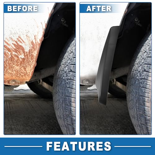 Image of Mud Flap Splash Guard with Mount Accessories Front & Rear Side Mud Guard for Chevrolet Cruze Sedan 2010-2015 (Set of 4)
