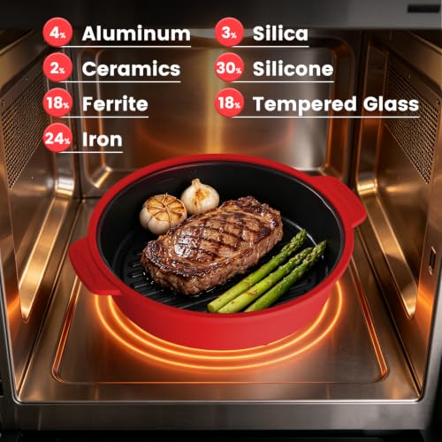 Microwave Grill Pan with Lid
