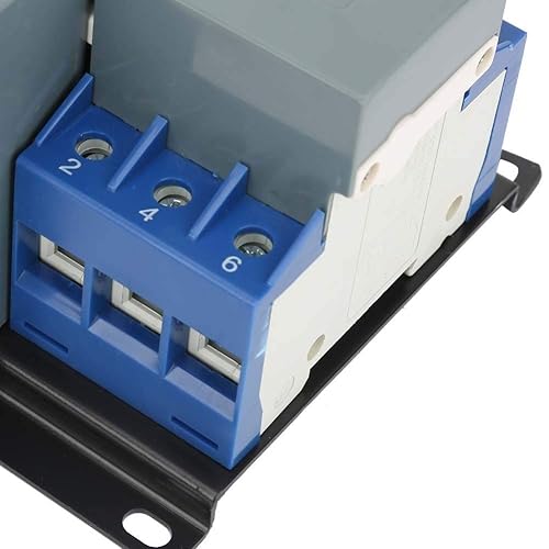 Miniatura 6 de YWBL-WH Interruptor automático de la transferencia 63A 3P, mini interruptor dual del cambio del generador del poder interruptor electrónico del poder