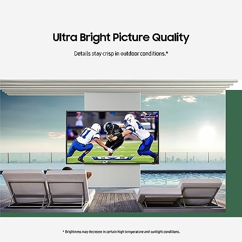 Image of Samsung 85-Inch Class Neo QLED 4K The Terrace Full Sun Outdoor Series, Ultra Bright Picture, IP56, Anti-Reflection, Wide Viewing Angle, Quantum HDR+ Smart TV w /Alexa Built-in (QN85LST9C, 2023 Model)
