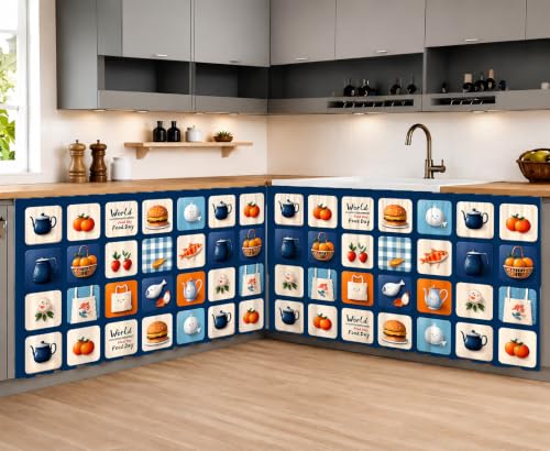 Image of Premium Printed Kitchen Sink Curtain | Washable & Dustproof Rod Pocket Counter Skirt | Perfect for Any Sink,Counter | Multicolor Cooking Theme for Home & Kitchen (150cm X 70cm) (2, Burger)