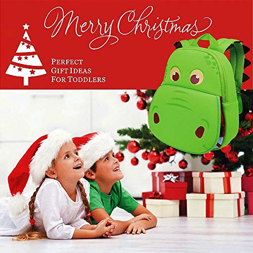 OFUN Dinosaur Backpack for Toddler, 13'' Backpack for Boys Kindergarten - Christmas/ Birthday Gifts for Boys and Girls