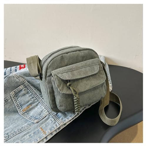 Women's Crossbody Bag Cute Corduroy Shoulder Bag Fashion Aesthetic Small Wallet Bag Adjustable Strap3