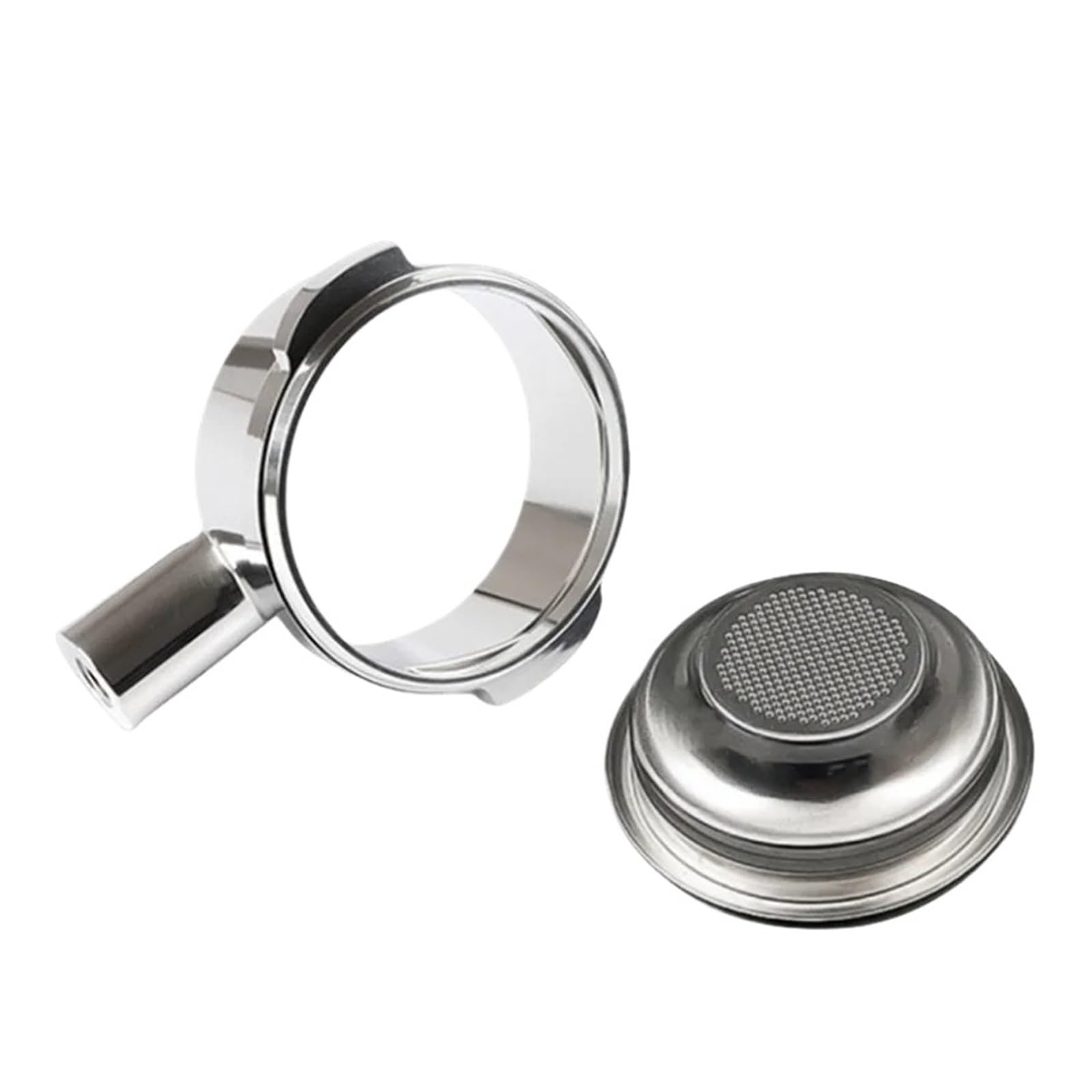 Compatible con portafiltro sin fondo FAEMA X 58MM E61 | Portafiltros, cabezal de grupo, máquina de café(58mm 1cup 10g)