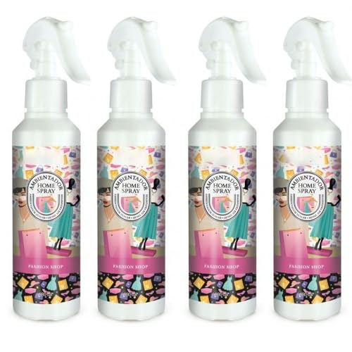 Panda Home Ambientador Home Spray – Pack de 2/4 Botellas – Fragancias Variadas para el Hogar – Aroma Duradero y Refrescante-FASHION SHOP -PACK4