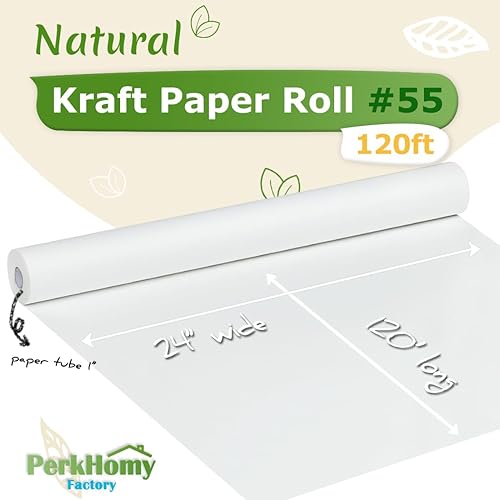 Vista 166 de PerkHomy - Rollo de papel kraft negro de 36 x 1.440 pulgadas (120 pies) para tablón de anuncios, papel artístico, cubierta de mesa, manualidades