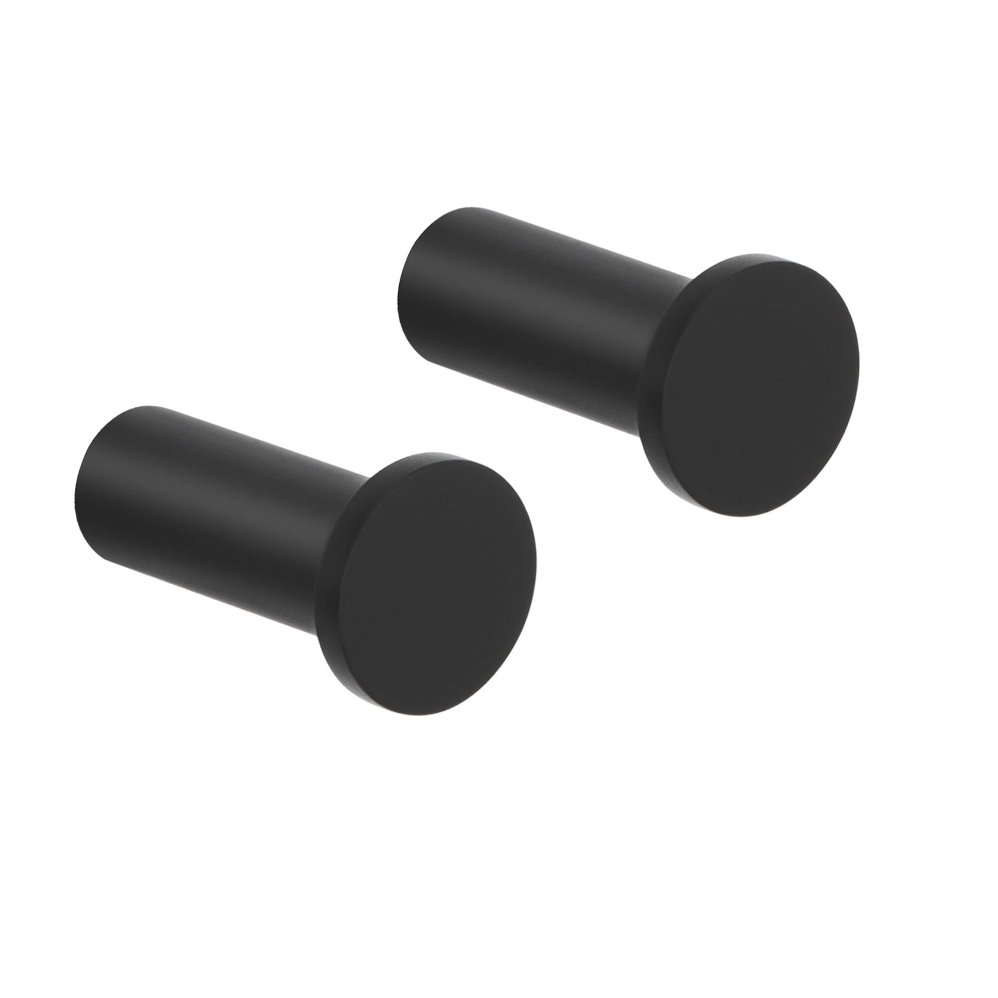 Suodebyy Black-01 Coat Hooks Wall Mounted 4Pcs Robe Hook Bathroom