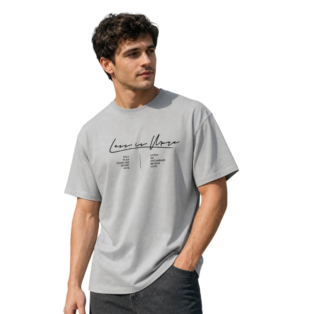 nobero Men's Cotton Oversized Fit Graphic Print T-Shirt-picture-29