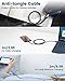 RAMPOW USB C Cable 3.3ft - QC 3.0 Fast Charge & USB 3.1 Data Sync - Braided USB Type C Cable - 56k Ohm Type C Charging Cable for Samsung Galaxy S10/S9/S8, LG, Sony, Moto and More - Space Gray