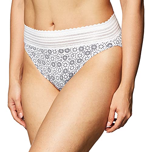 Image of Warner's Women's No Pinching, No Problem Dig-free Comfort Wait With Lace Microfiber Hipster 5609j