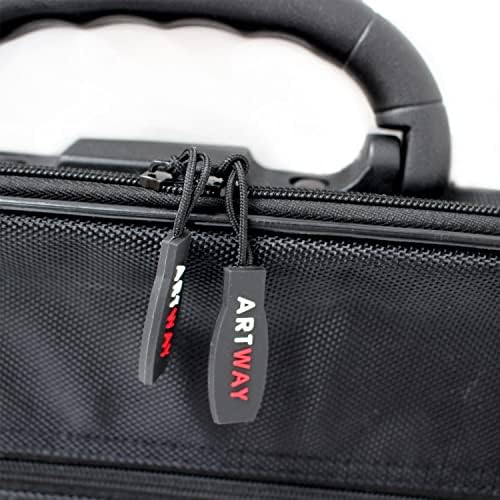 Artway - A1 Portfolio Carry Case - Shoulder and Internal Straps - Large Art Folder with Internal and External pockets, Black