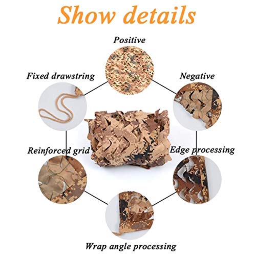 Tarnnetz Schatten Netz Tarnzelt Sonnenschutznetz Camouflage Camo Zelt Oxford Tuch Tarnung Sonnenschirm, für Kinder… – Bild 3