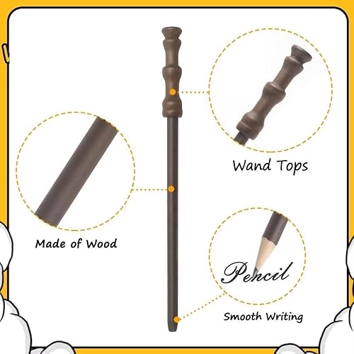 Miniatura 3 de Suministros para fiesta de mago lápices mágicos y rayos, tatuajes temporales para fiesta de cumpleaños temática de mago, regalos de Halloween,