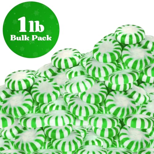 Starlight Spearmint Candy Individually Wrapped, Starlight Mints Bulk Individually Wrapped Spearmint Christmas Candy for Office, Hard Candy Starlight Mints for Cool Breath, (1 Pound) - image 3