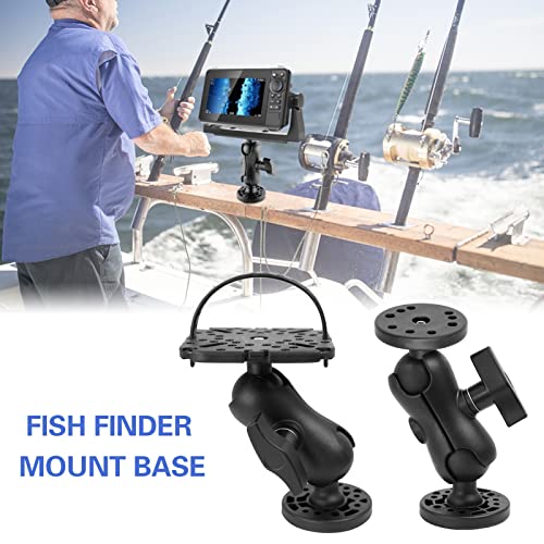 Image of Square /Round Fish Finder Universal Mounting Plate, Fish Finder Mount, Universal Kayak Mounting Plate, Fish Finder Accessories
