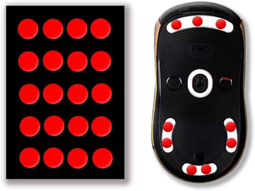 X-Raypad Jade Speed Mouse Skates, Offers Excelent Wear Resistance, Speed & Control Abrasion Resistance, Curved Edge, Move More smoothly, Suitable for Cloth Mouse Pads & Glassmouse Pads
