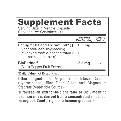 NusaPure Fenugreek Extract Capsules