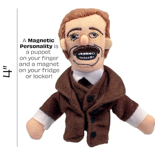 Muñeco magnético de Theodore Roosevelt de peluche 4 pulgadas miniatura 3