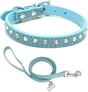 Conjunto De Collar Y Correa De Perro Rosa Bebé