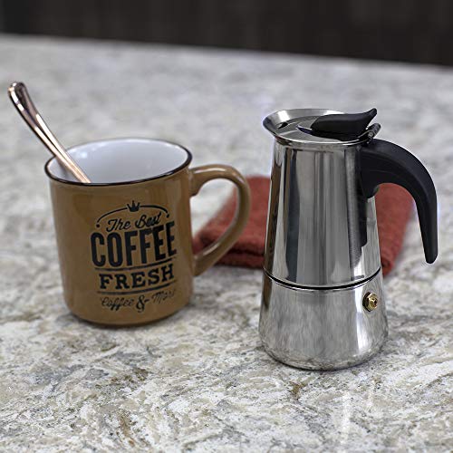 Home-Basics-EM00248-2-Cup-Stainless-Steel-Espresso-Maker-Silver Home Basics EM00248 2 Cup Stainless Steel Espresso Maker Silver