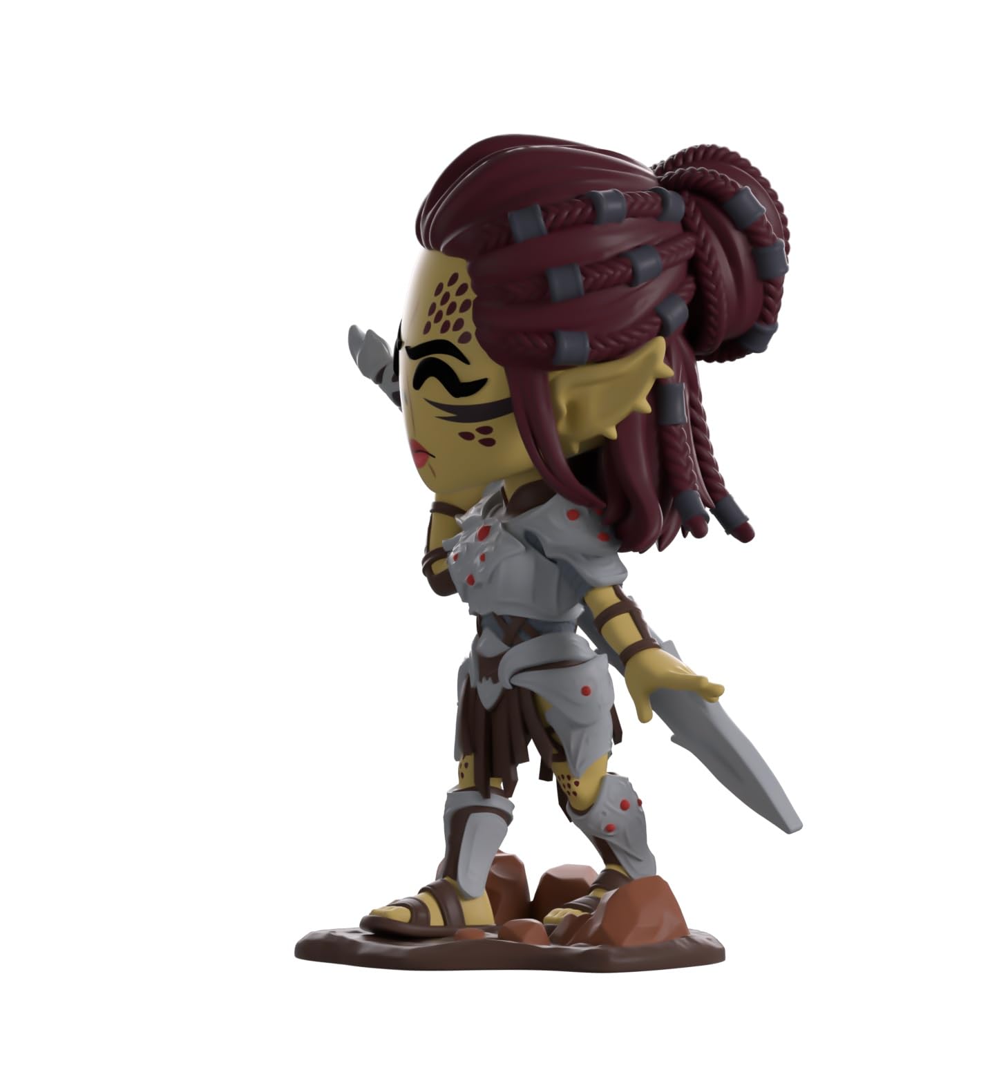 Youtooz Collectibles: Lae'zel Figurine, Maroon, Red, Brown, Ungefähr 11cm - Image 3