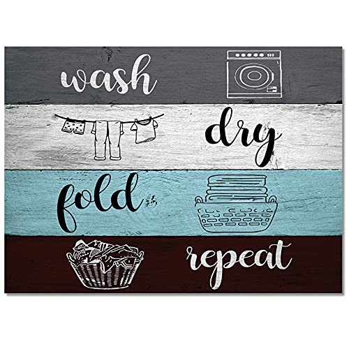 Indoor Area Rug, Laundry Room Non Slip Carpet Pad Bathroom Mat, Wash Dry Fold Repeat Splicing Colorful Wood Kitchen Runner Area Rug For Bedroom/Living Room/Kids Room 3'X5' #TOP1