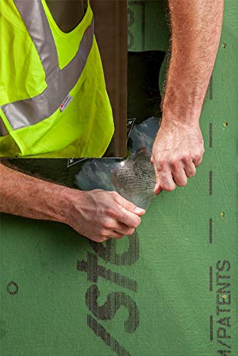 Zip System Stretch Tape | 6 Inches X 75 Feet | Self-Adhesive | Weather-Resistant | Flexible Flashing Tape #TOP5
