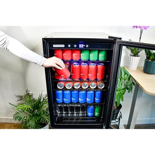 Frigidaire EFMIS155 Beverage Refrigerator, 126 Cans-Full Stainless Steel on Fridge.com