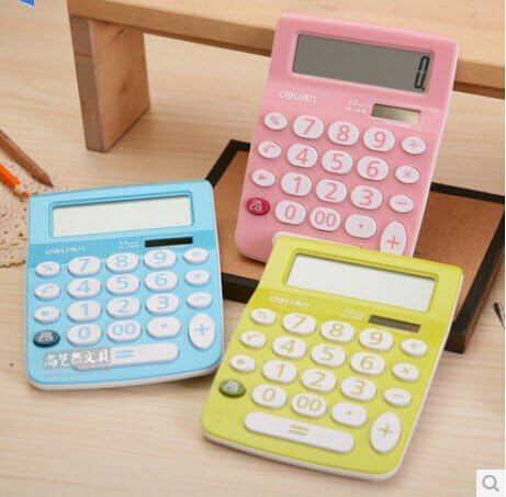 Effective Calculator Color 1638A Science Simple Fashion Cute 12 Big Solar Office Calculator Do not pick the color random it