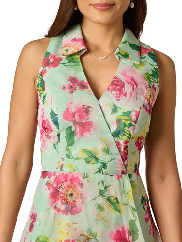 Image of Adrianna Papell Printed High-Low Dress