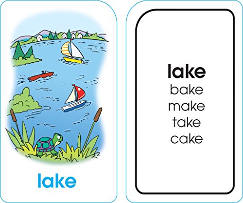 School Zone - Word Families Flash Cards - Ages 4 And Up, Preschool, Kindergarten, Beginning And Ending Sounds, Rhymes, Spelling, Early Reading, And More #TOP3
