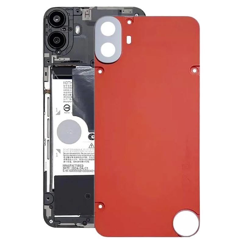 Image of 100 Og Battery Back Cover Panel Compatible with Nothing CMF Phone 1 Orange