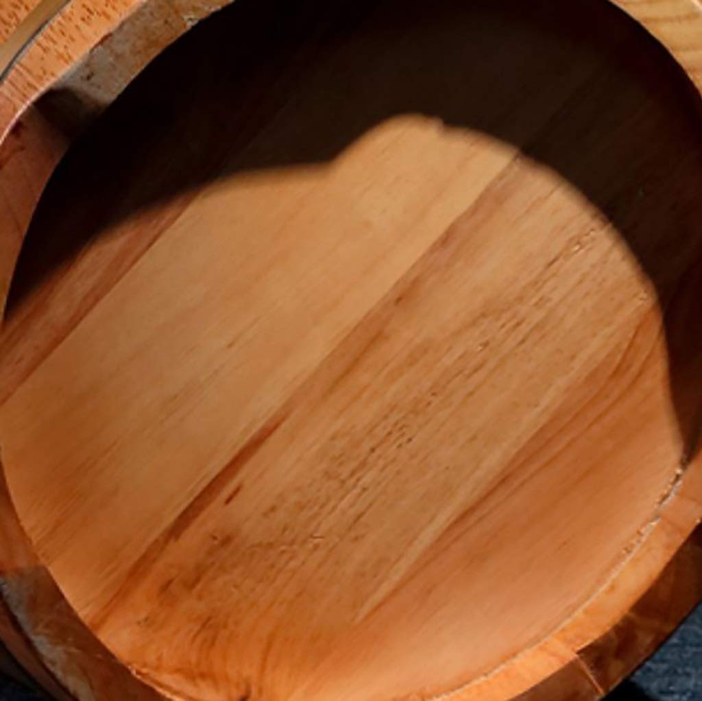 Barile per Piedi,Secchio da Bagno in Legno per Massaggio,Fatto a Mano,Pediluvi Superficie Liscia,Accessori per Il Bagno Anniversario Comfortable Anniversary