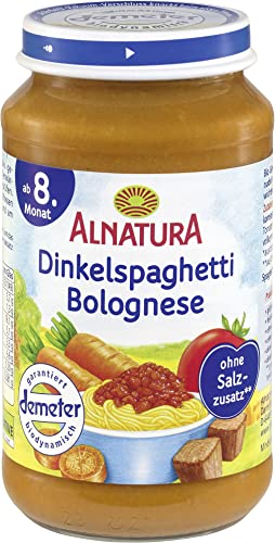Alnatura Juniormenü 220g, Dinkelspaghetti Bolognese