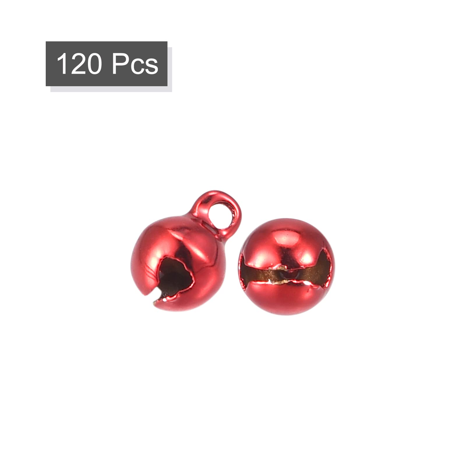 Sourcing Map 12 Campanelle Jingle Bells – 22 Mm, Blu Reale, In Acciaio Al Carbonio Per Decorazioni Fai-da-Te E Artigianato - 3