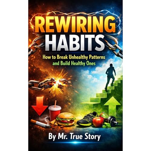 "Rewiring Habits" Audiolibro Por Robert Crooms arte de portada