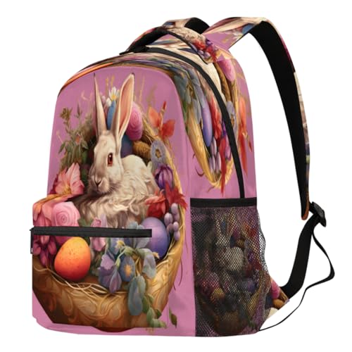 Sac à dos de randonnée et voyage imprimé œufs de Pâques pour les escapades