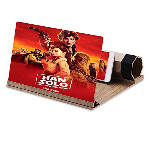 Anshar Lupa para Pantalla de teléfono, Amplificador de teléfono 3D de 12con protección contra la radiación, Ampliador de Lupa Zoom 2-6 Veces