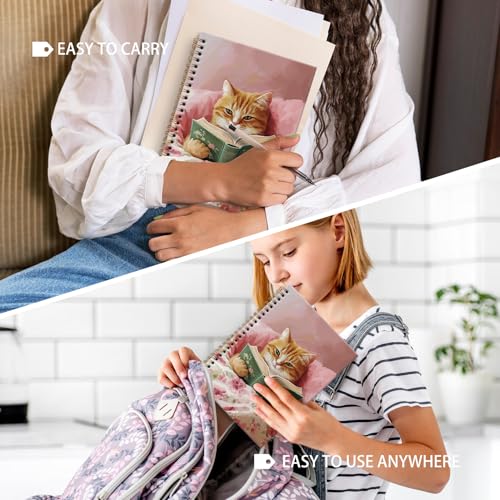 Cahier de lecture chat A5 pour ne plus oublier vos avis de livres - 6