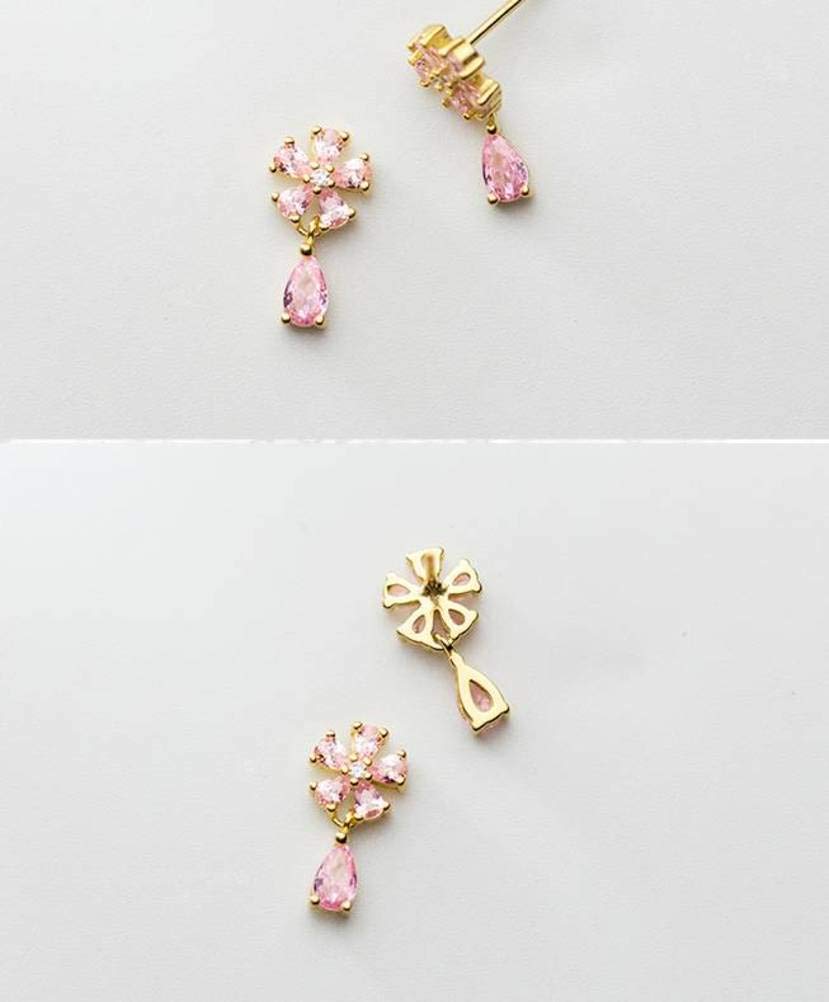 QTANZIQI do eleganckich damskich kolczyków z diamentami S925